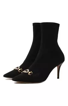 Текстильные ботильоны Zumi Gucci
