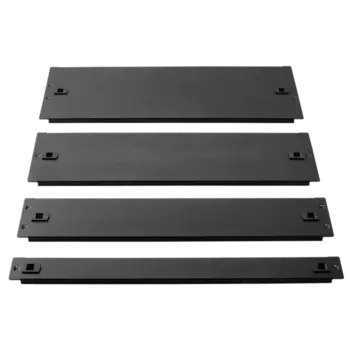 19" металлическая фальш-панель 1U, быстросъемная, черная (LAN-DC-TLMFP-1U)