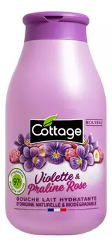 Увлажняющее молочко для душа Moisturizing Shower Milk Violet &amp; Pink Praline 250мл