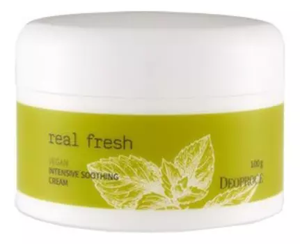 Увлажняющий крем-гель для лица Real Fresh Vegan Intensive Soothing Cream 100г