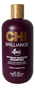Увлажняющий шампунь для волос Deep Brilliance Olive &amp; Monoi Optimum Moisture Shampoo: Шампунь 355мл