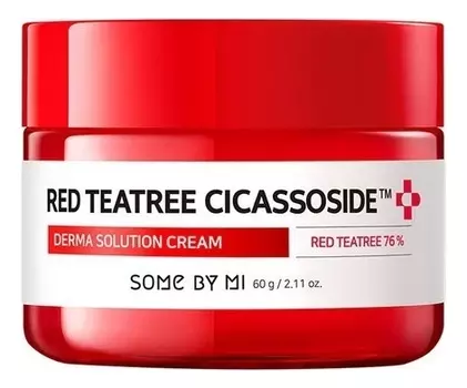 Успокаивающий крем с экстрактом красного чайного дерева Red Teatree Cicassoside Derma Solution Cream 60г