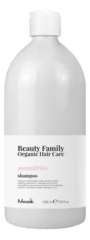 Успокаивающий шампунь для тонких и ломких волос Beauty Family Shampoo Avena &amp; Riso: Шампунь 1000мл