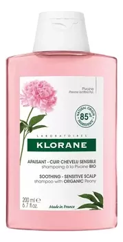 Успокаивающий шампунь для волос с экстрактом пиона Apaisant Shampoing A La Pivoine: Шампунь 200мл
