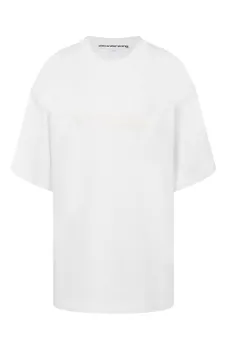 Хлопковая футболка Alexander Wang