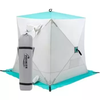 Палатка для зимней рыбалки Premier Fishing Куб 1,8х1,8 biruza/gray (PR-ISC-180BG)
