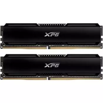 Память оперативная ADATA 64GB (2x32GB) DDR4 UDIMM, XPG GAMMIX D20, 3200MHz CL16-20-20, 1.35V, Черный Радиатор AX4U320032G16A-DCBK20