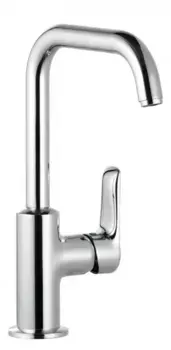 Смеситель для раковины «Kludi» Pure&Solid 340250575 с донным клапаном хром