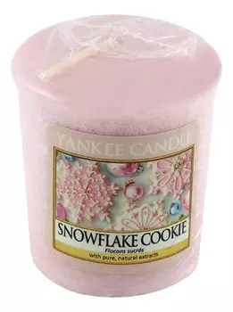 Ароматическая свеча Snowflake Cookie: свеча 49г
