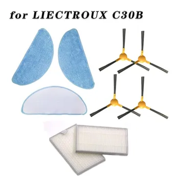 Для робота-пылесоса LIECTROUX C30B Proscenic 800T Робот-пылесос C30B Запчасти Боковая щетка Швабра Ткань HEPA-фильтр