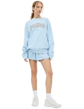 'WELLNESS' printed sweatshirt
