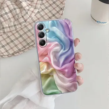 Мягкий прозрачный силиконовый чехол Butterfly Marble для Xiaomi Redmi Note 13 14T 15 Samsung A55 A35 S24 iPhone Huawei Honor Camera Защитный противоударный чехол Samsung Galaxy S20