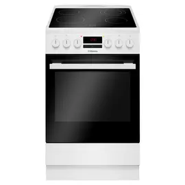 плита электрическая HANSA FCCW58223 4 конфорки 85х50x60см стеклокерамика белая