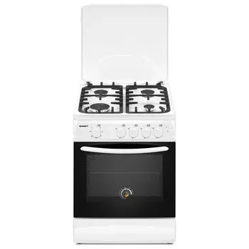 плита газовая KRAFT KF-FSK6407AGWI 87х60х60см белый