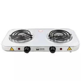 плитка электрическая HOME ELEMENT HE-HP702 2000Вт 2конф. нерж.