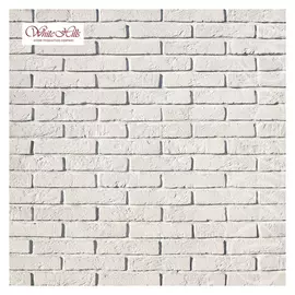 плитка декоративная бетонная WHITE HILLS Бергамо Брик белый