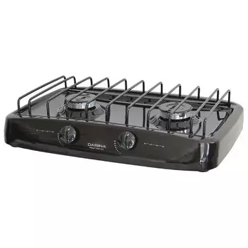 плитка газовая DARINA L NGM521 01B 2 конфорки черный