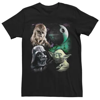 Мужская футболка Chewbacca Galactic Group Shot Star Wars