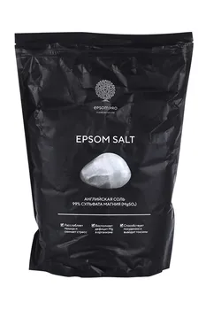 Соль Salt of the Earth Epsom salt д/ванн английская 99% сульфата магния, 2,5 кг