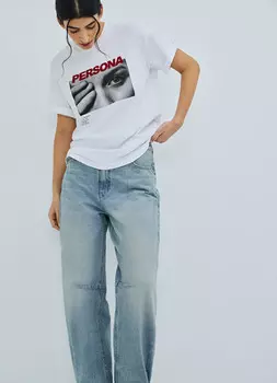 Футболка с фотопринтом, Белый