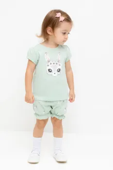 Шорты для девочек CROCKID, КР 400683, цвет - зеленый