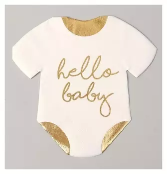Салфетки бумажные Hello Baby, 32 см, набор 20 шт.
