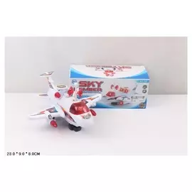 Самолет со светом и звуком Sky Bomber 23×9×8 см