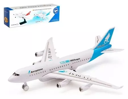 Самолёт инерционный Лайнер Aeroplane Fly-Best Bus 380 Super