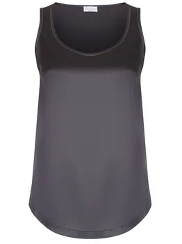 Топ шелковый BRUNELLO CUCINELLI