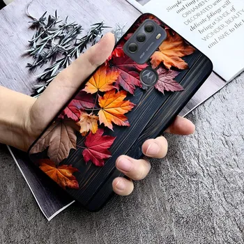Чехол для телефона с листьями для Moto Edge 50 40 Pro Edge 40 30 Ultra Neo Fusion G Power G Stylus G Play E32 E20 E40 G Stylus 5G 2022