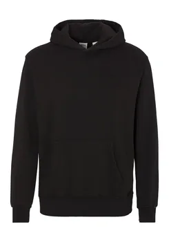 Толстовка Levi's "THE AUTHENTIC HOODIE" с небольшой вышивкой логотипа в тон на груди, черный