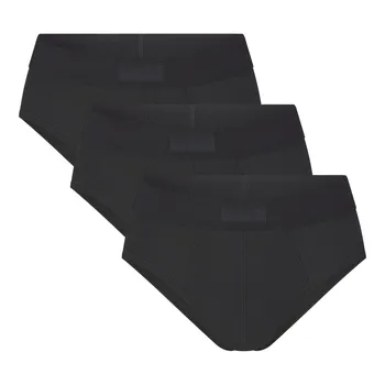 Мужские трусы, 3 шт. SKIMS Skims Cotton, цвет Onyx