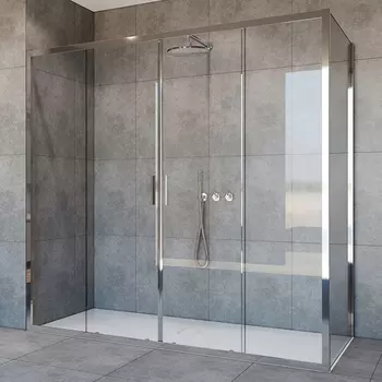 Душевой уголок Vincea Garda VSR-1G29020CL хром, стекло прозрачное