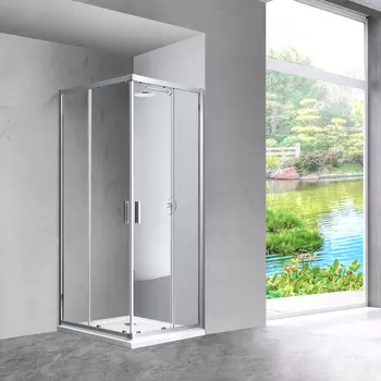 Душевой уголок Vincea Scala VSS-2SC900CL хром, стекло прозрачное