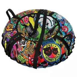 Тюбинг Fani Sani, Street FS PROFFI, 80 см, 80 кг, с буксировочным тросом, с ручками, 84291