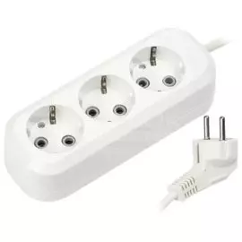 Удлинитель электрический Smartbuy SBE-16-3-05-Z 3 розетки 3х1 с заземлением, 5 м