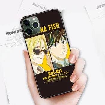 Крутой чехол для телефона с изображением банановой рыбы и аниме для IPhone 14 13 12 11 XS X 8 7 6 Plus Mini Pro Max SE 2022, мягкий черный чехол для телефона iPhone 14