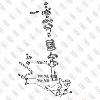 Тяга стабилизатора FIXAR FP0630L