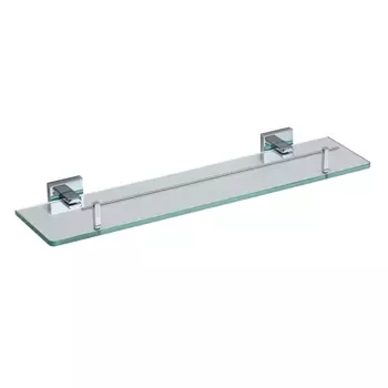Полка стеклянная Savol S-06591A, хром