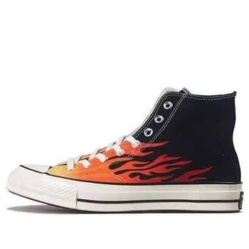 Кроссовки chuck 70 hi 'flames' Converse, черный