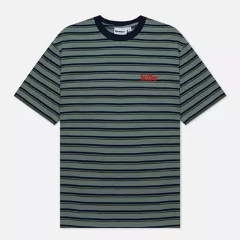 Мужская футболка Butter Goods Gardens Stripe, цвет зелёный, размер XL