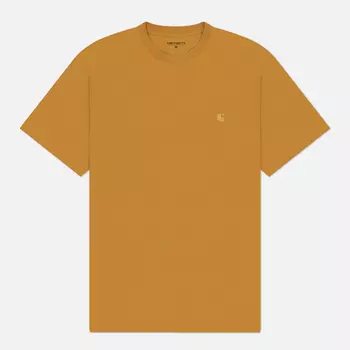 Мужская футболка Carhartt WIP Chase, цвет жёлтый, размер S