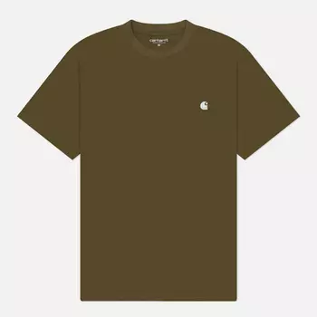 Мужская футболка Carhartt WIP Madison, цвет оливковый, размер S