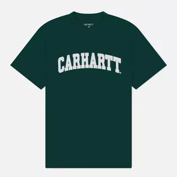 Мужская футболка Carhartt WIP University, цвет зелёный, размер XL