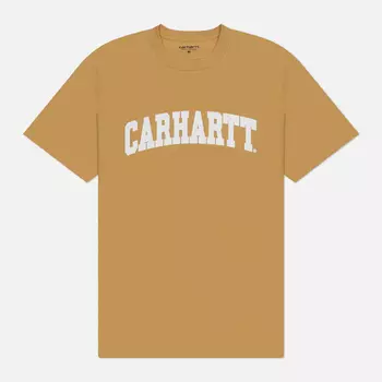 Мужская футболка Carhartt WIP University, цвет жёлтый, размер XL