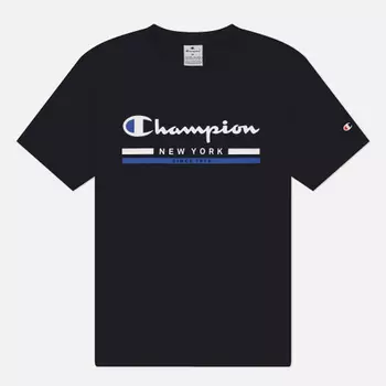 Мужская футболка Champion Graphic New York, цвет чёрный, размер XL