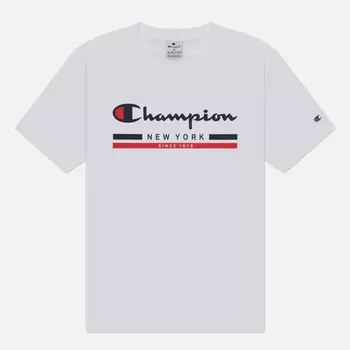 Мужская футболка Champion Graphic New York, цвет белый, размер L