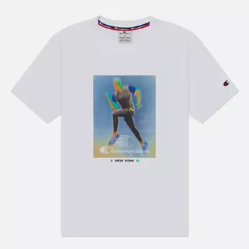 Мужская футболка Champion Legacy Retro Sport Print, цвет белый, размер L