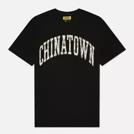 Мужская футболка Chinatown Market Money Line Arc, цвет чёрный, размер XL