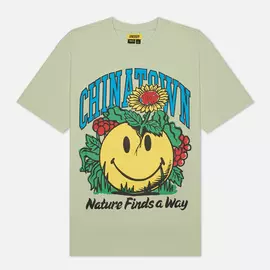 Мужская футболка Chinatown Market Smiley Planter, цвет зелёный, размер L